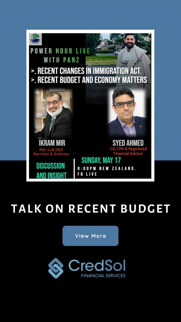 Economy talks - Syed Ahmad - Credsol Financial Services Limited